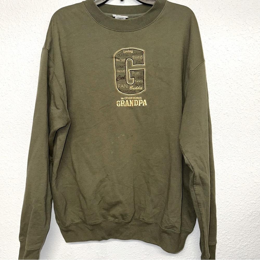 Men’s grandpa sweatshirt sz XL